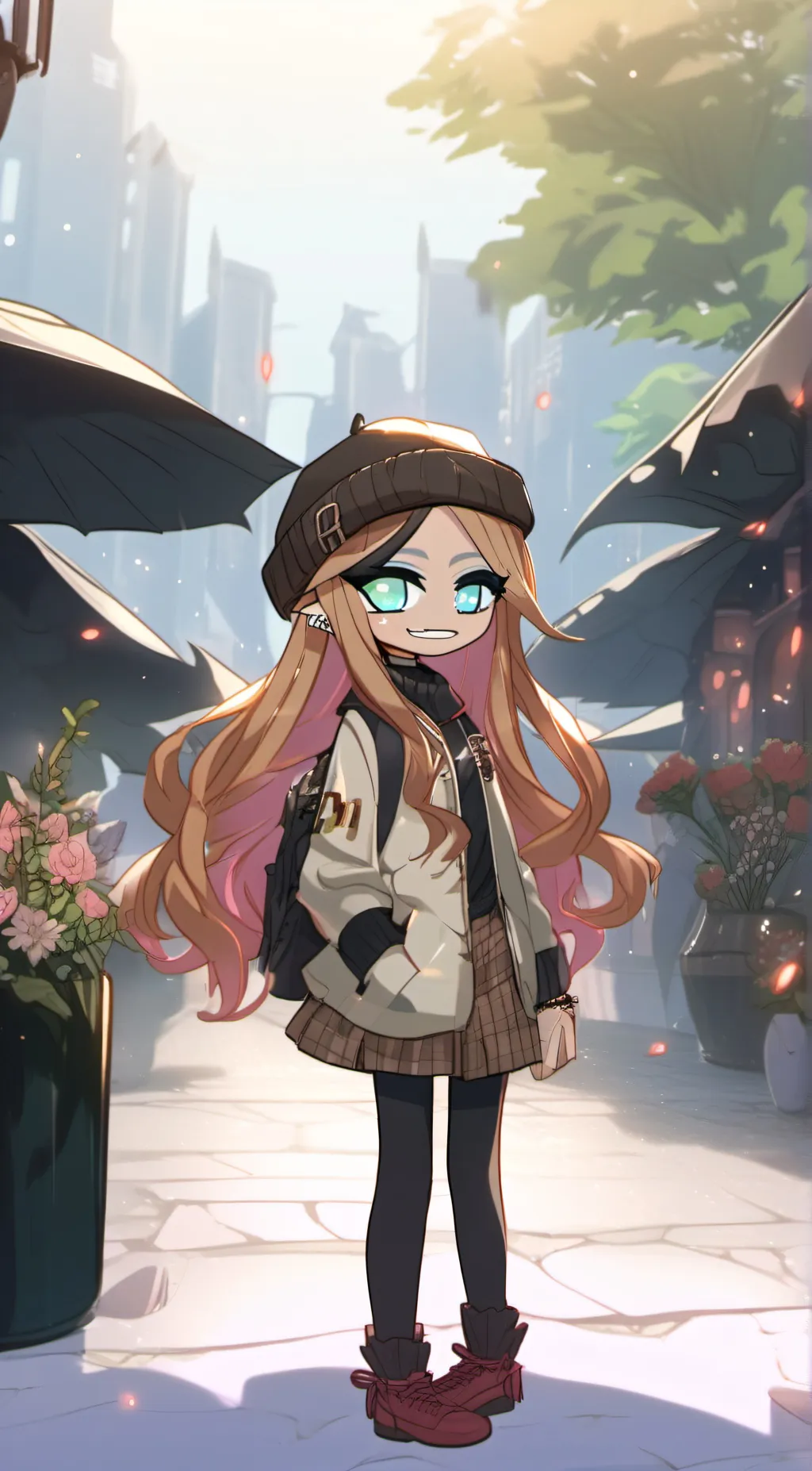 ai character: katy background