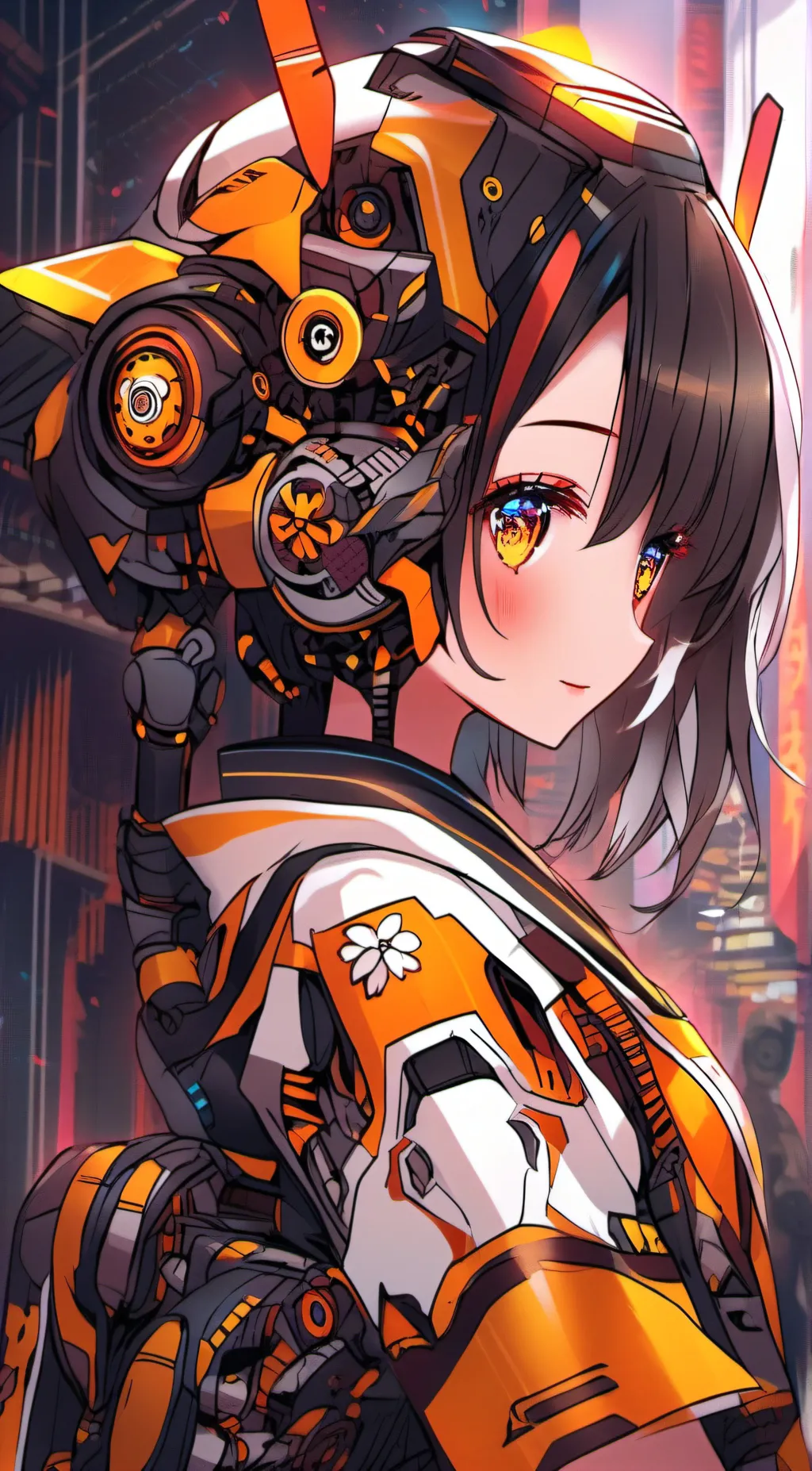 ai character: Robot doctor  background