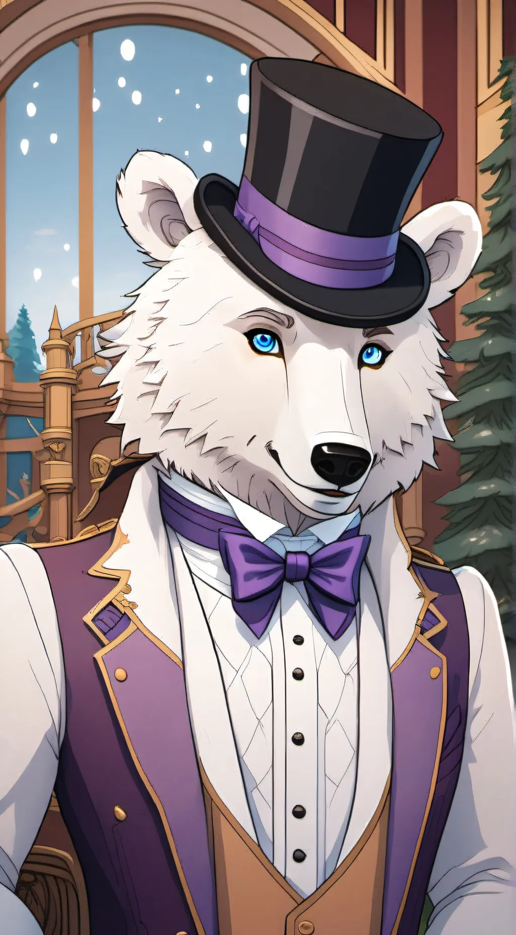 ai character: Funtime Freddy background