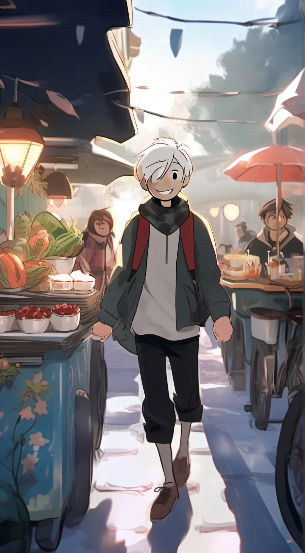 ai character: stickman background