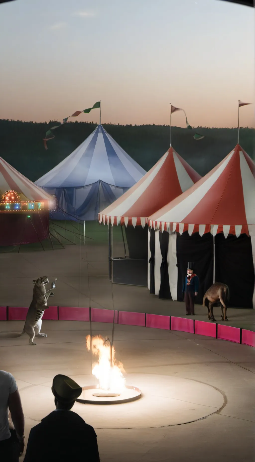 ai character: tadc(Christmas) background