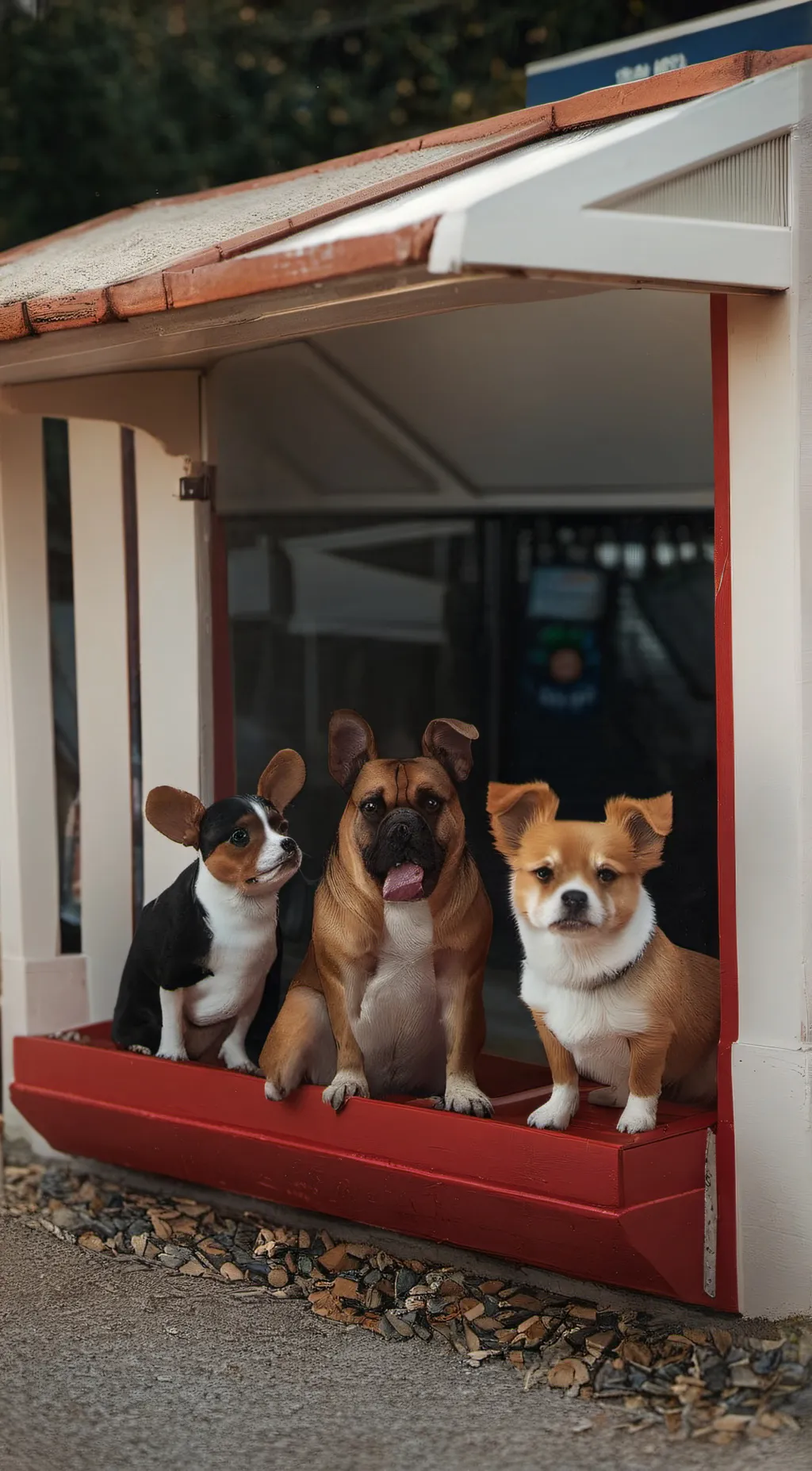 ai character: pet shops background