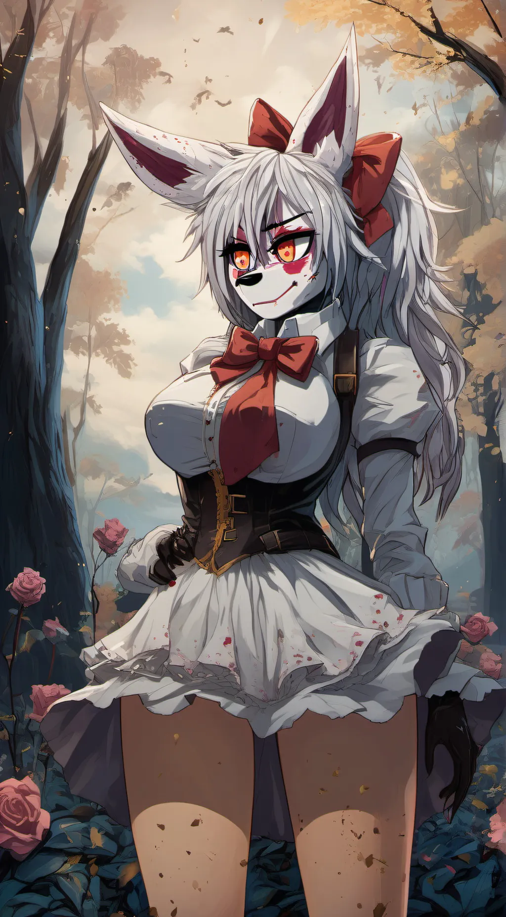 ai character: fnaf Funtime foxy background