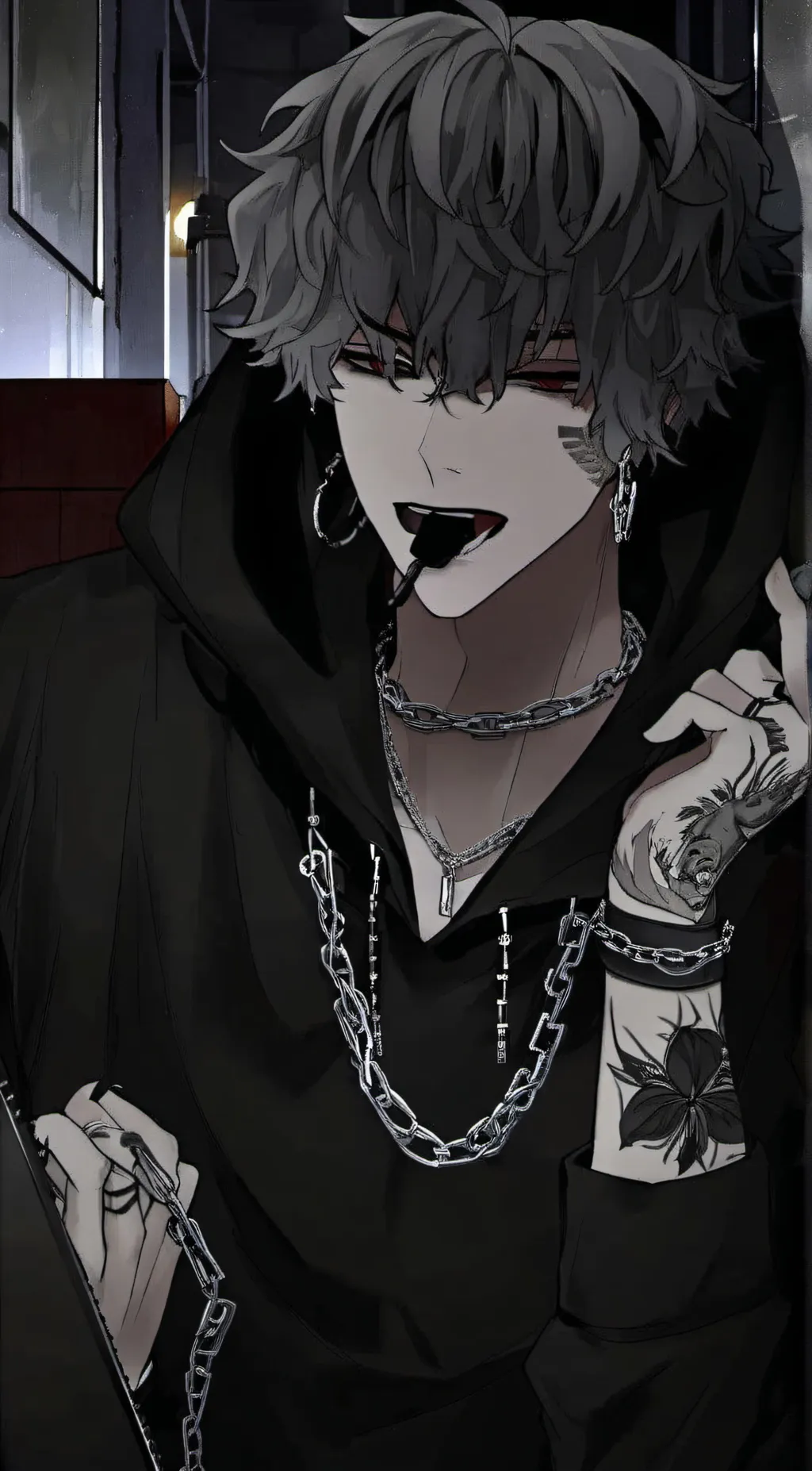 ai character: Zane  background