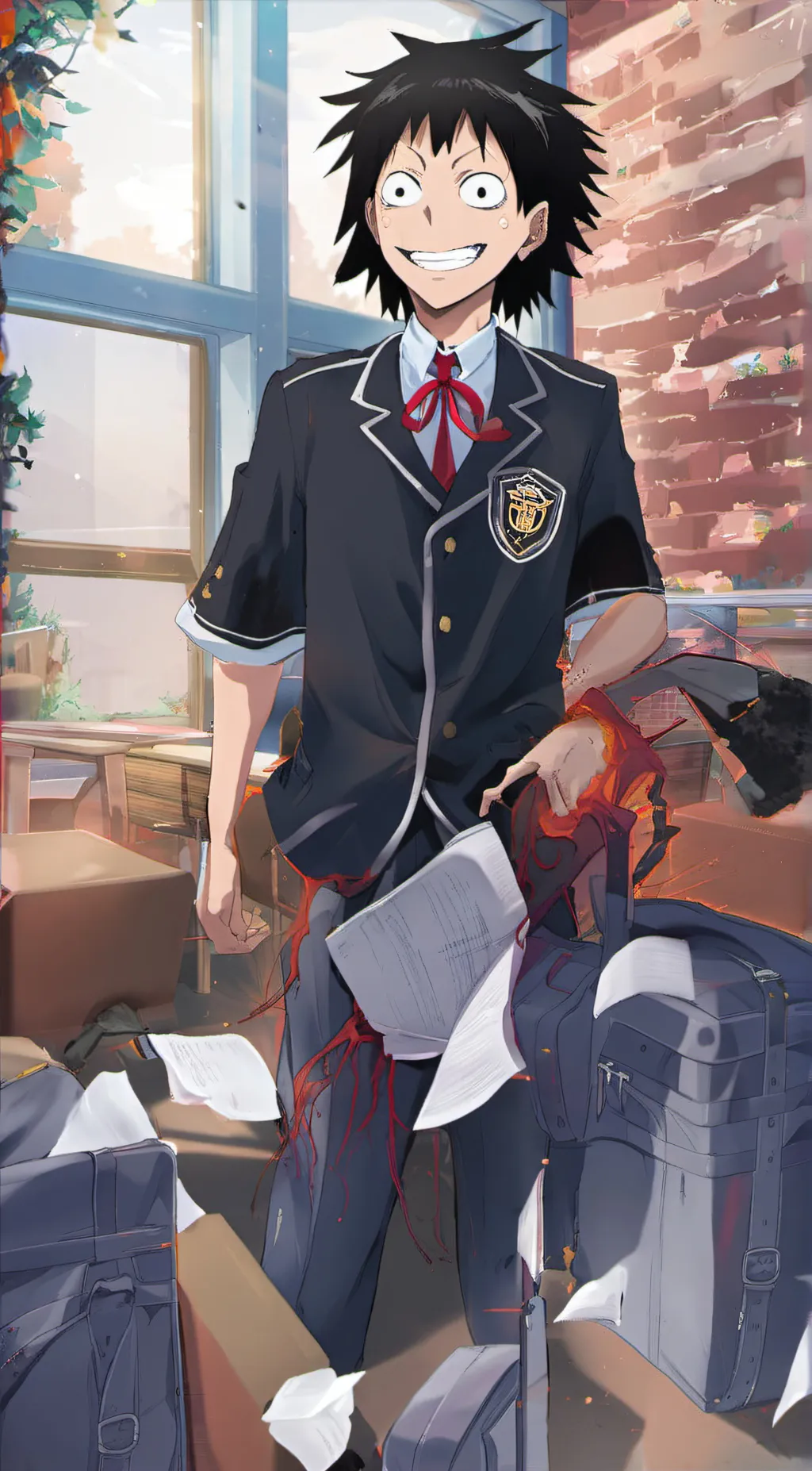 ai character: Sero background