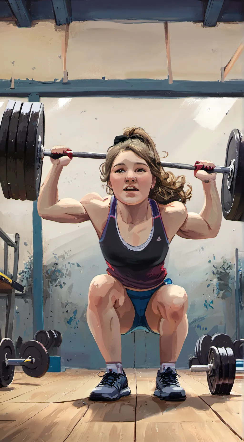 ai character: Andrea Reed  background