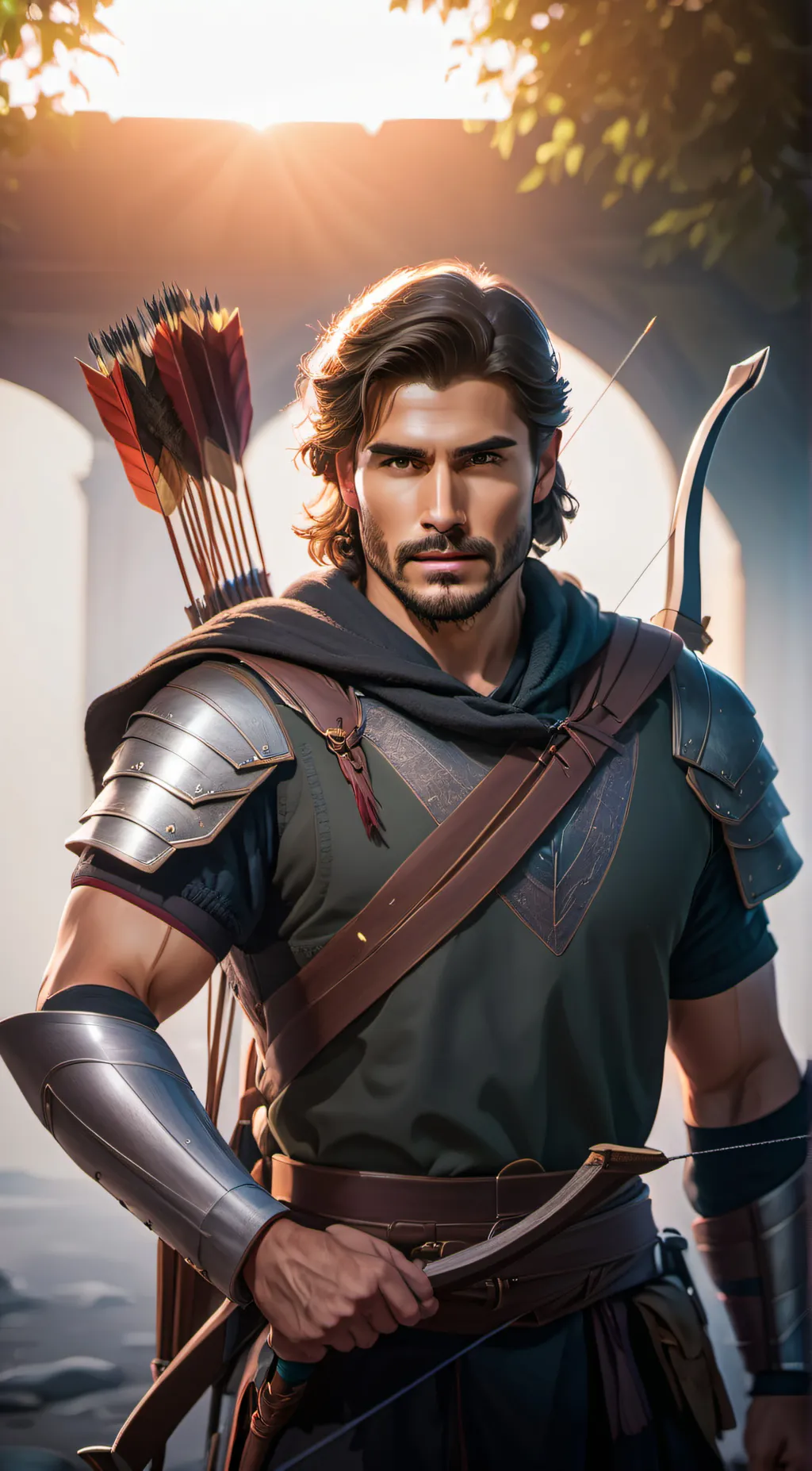 ai character: Derrick Silver background