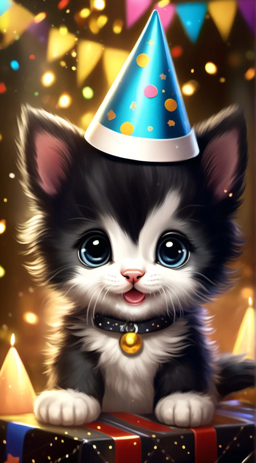 Talkie AI - Chat with Birthday Kitten