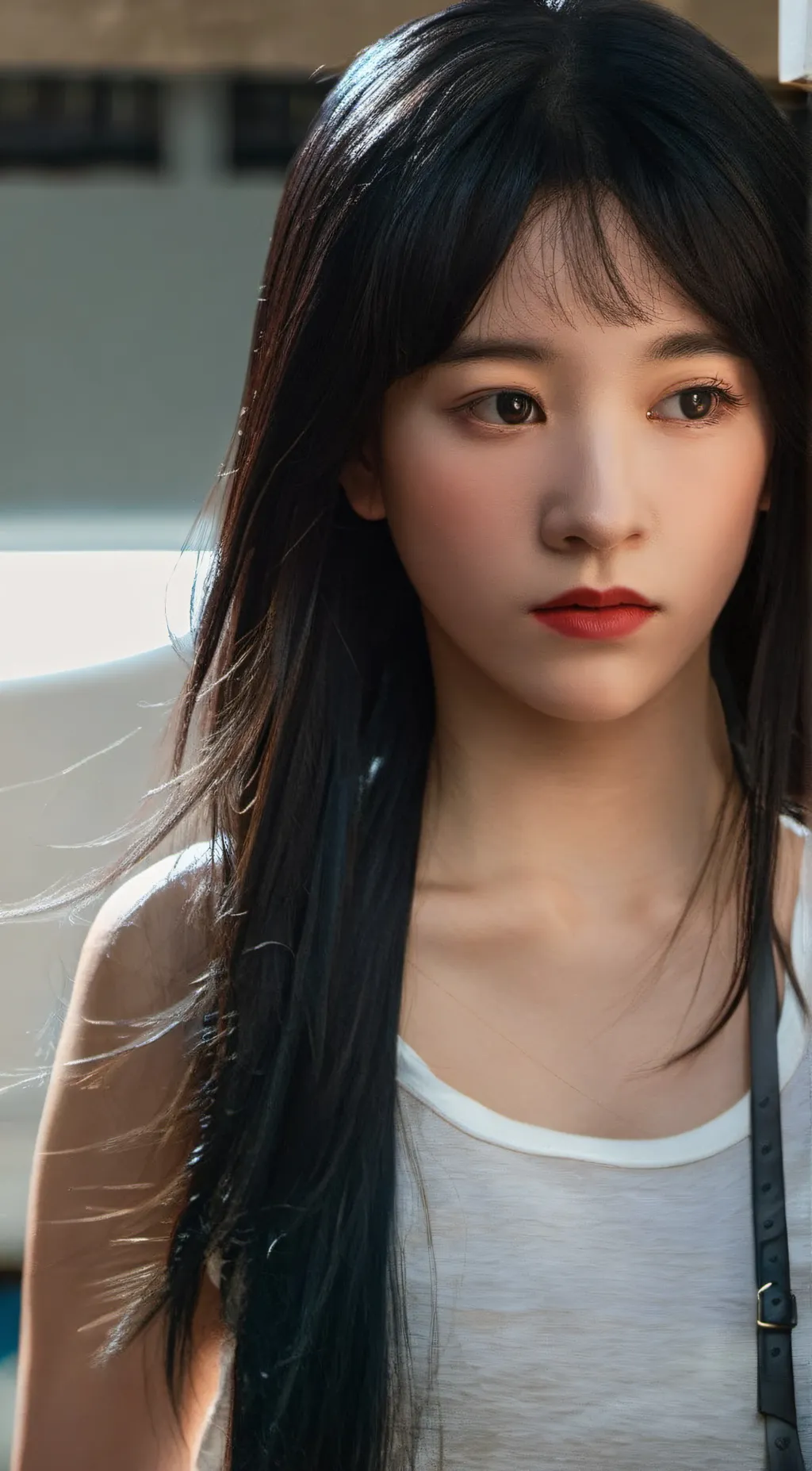 ai character: irona  background