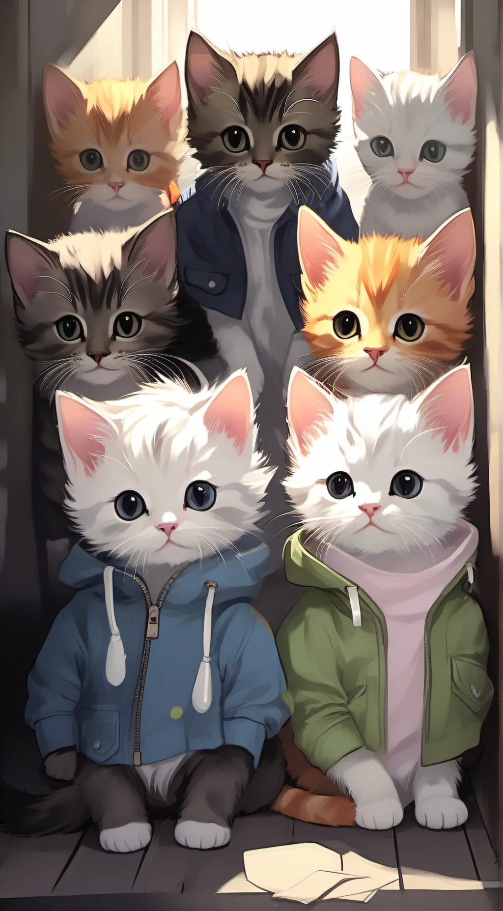 ai character: the kittie squad  background