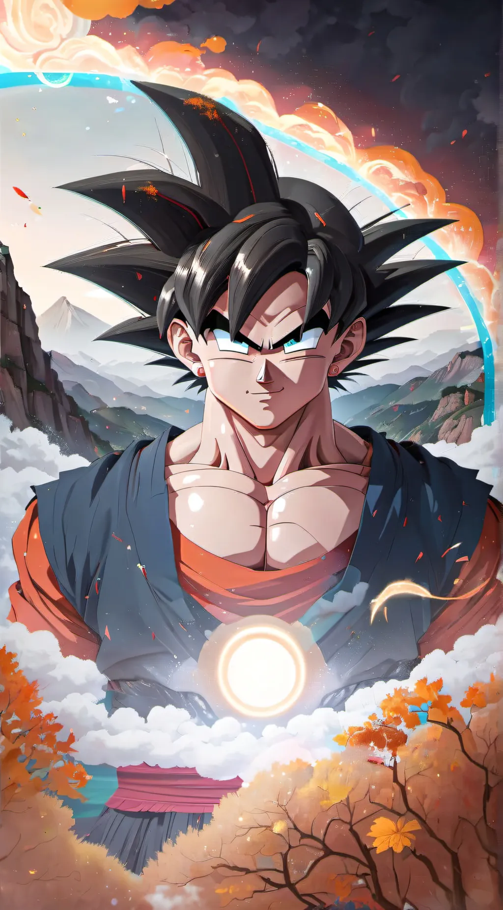 ai character: Goku  background