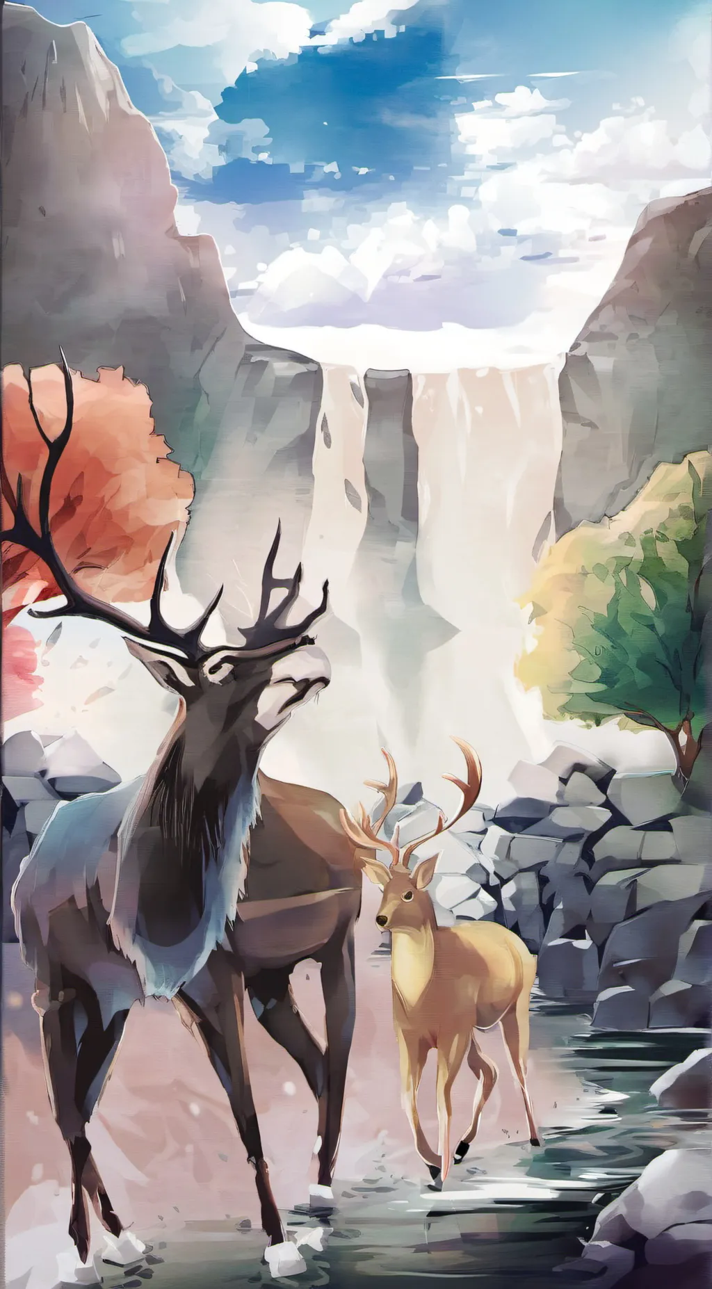 ai character: coal background