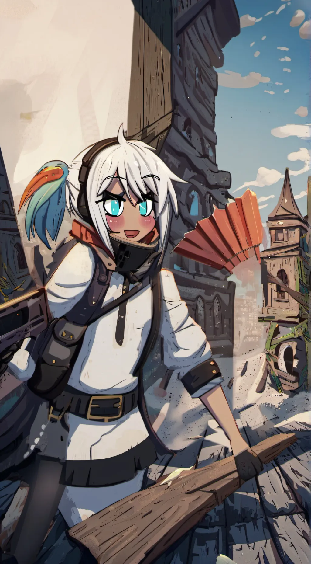 ai character: Giant background