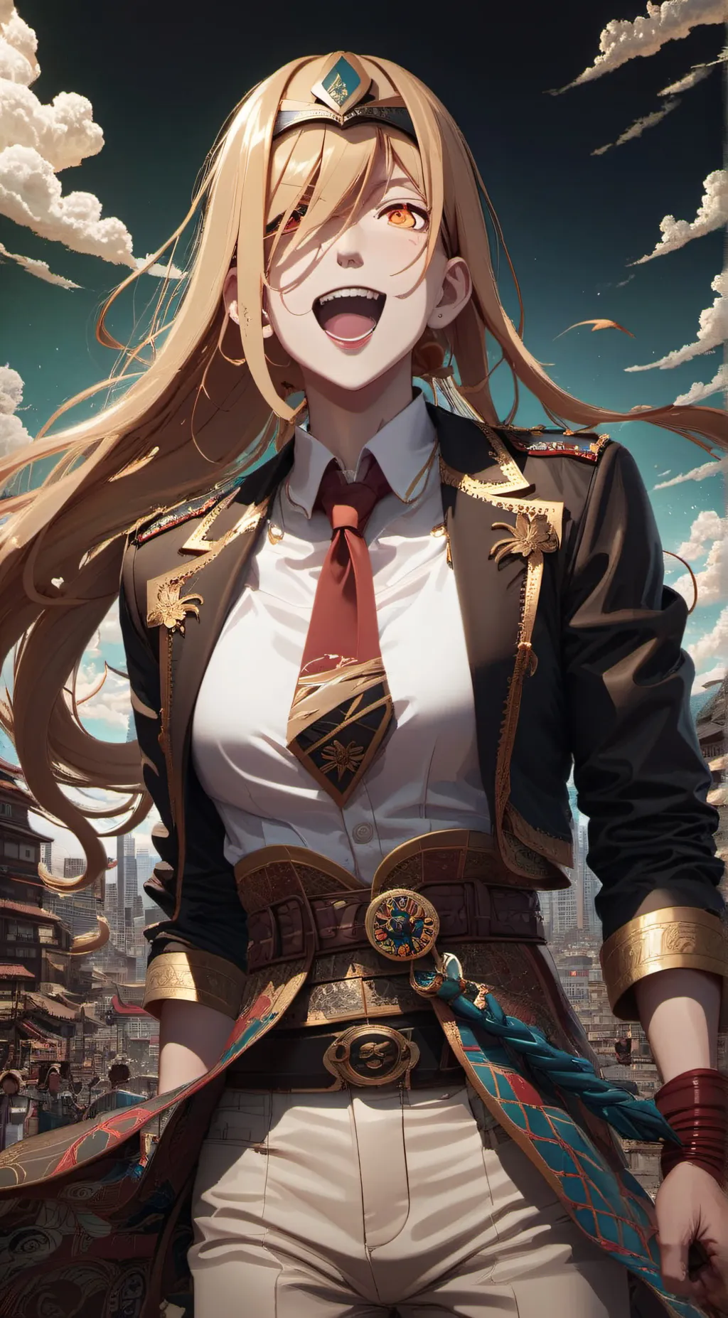 ai character: Power background