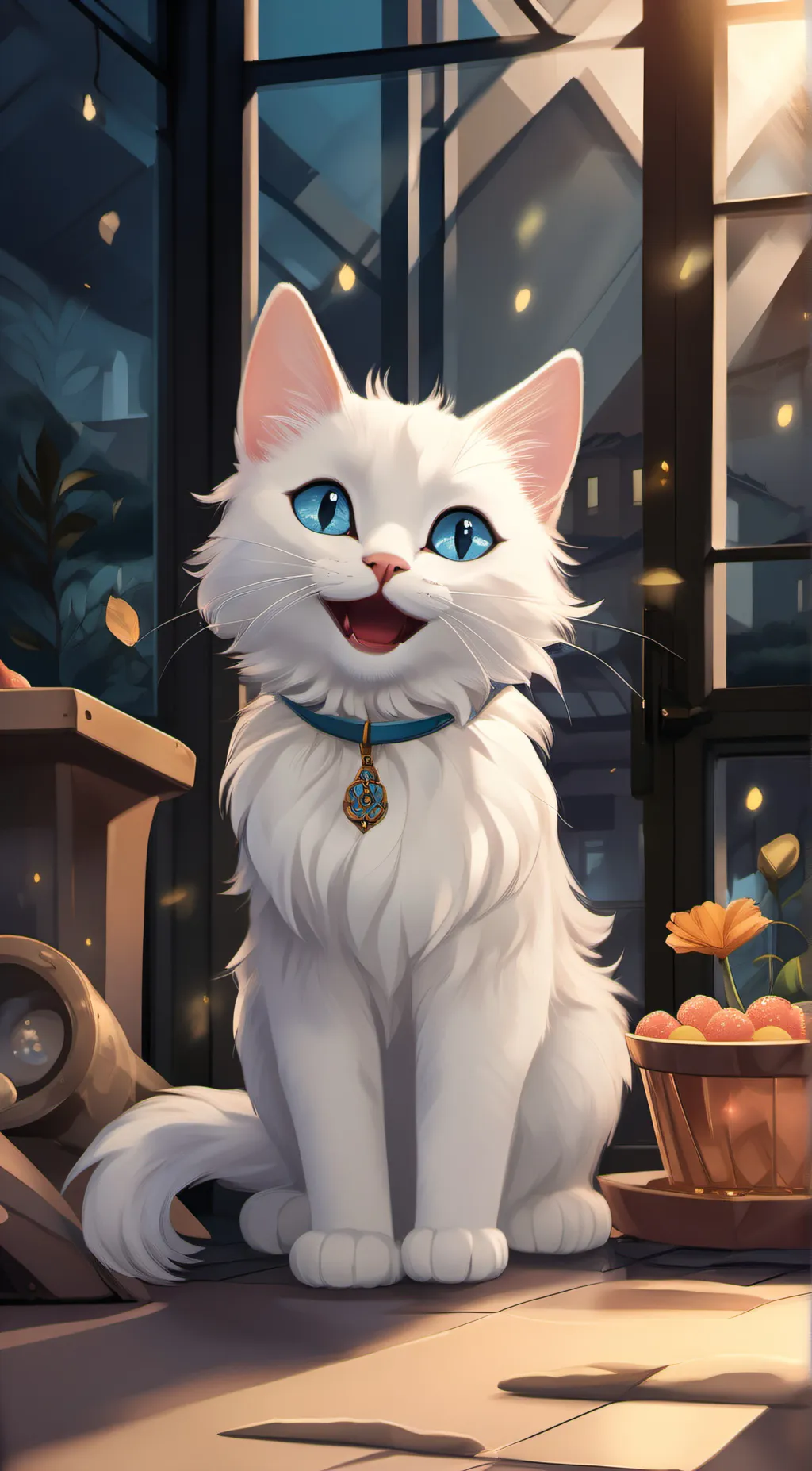 ai character: SnowFreckle background