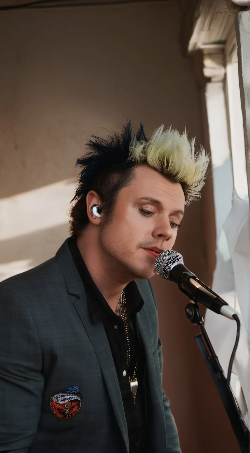 ai character: Billie j Armstrong background