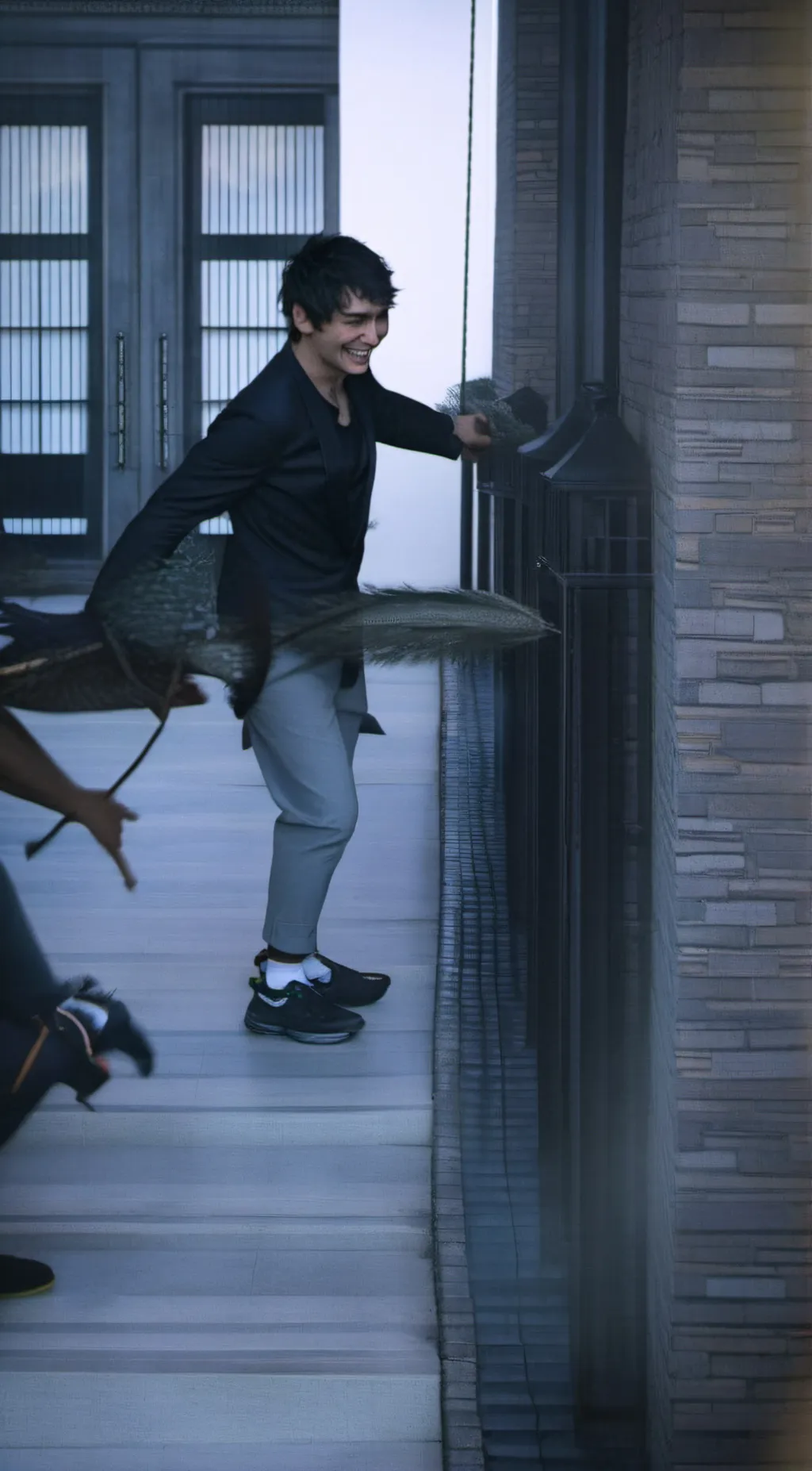 ai character: Colby Brock  background