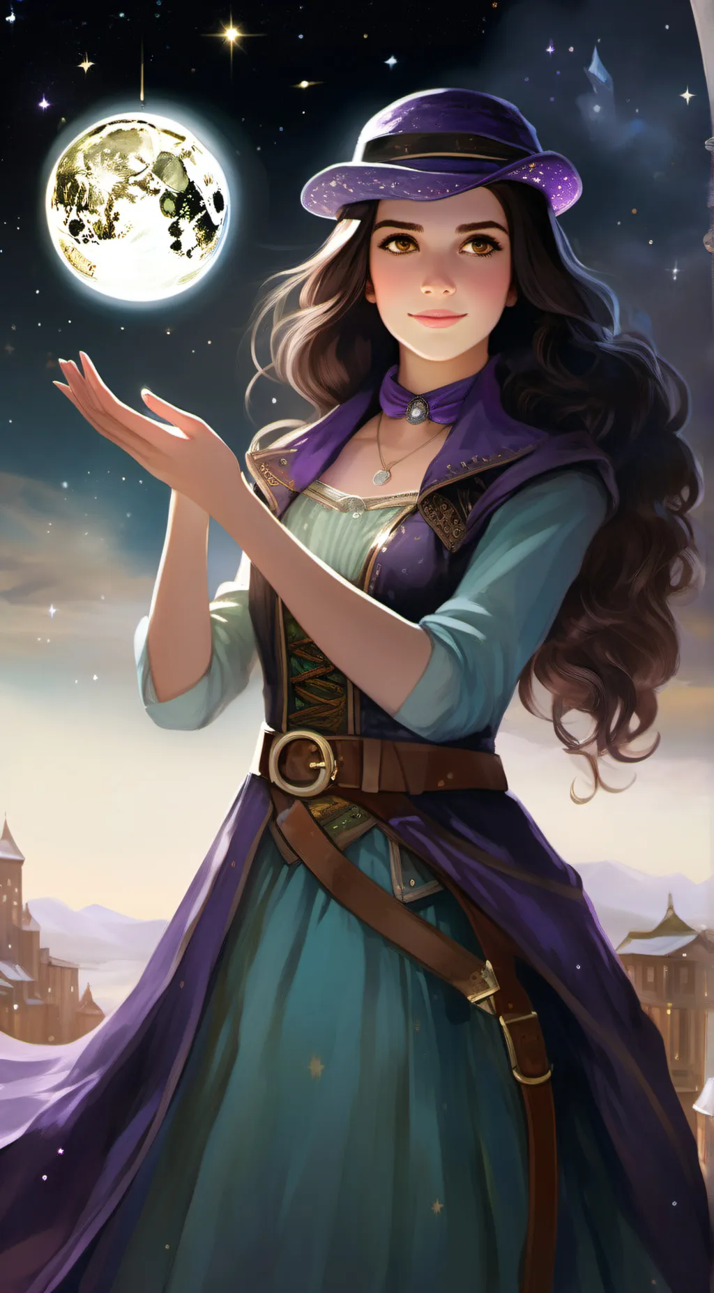 ai character: Aria background