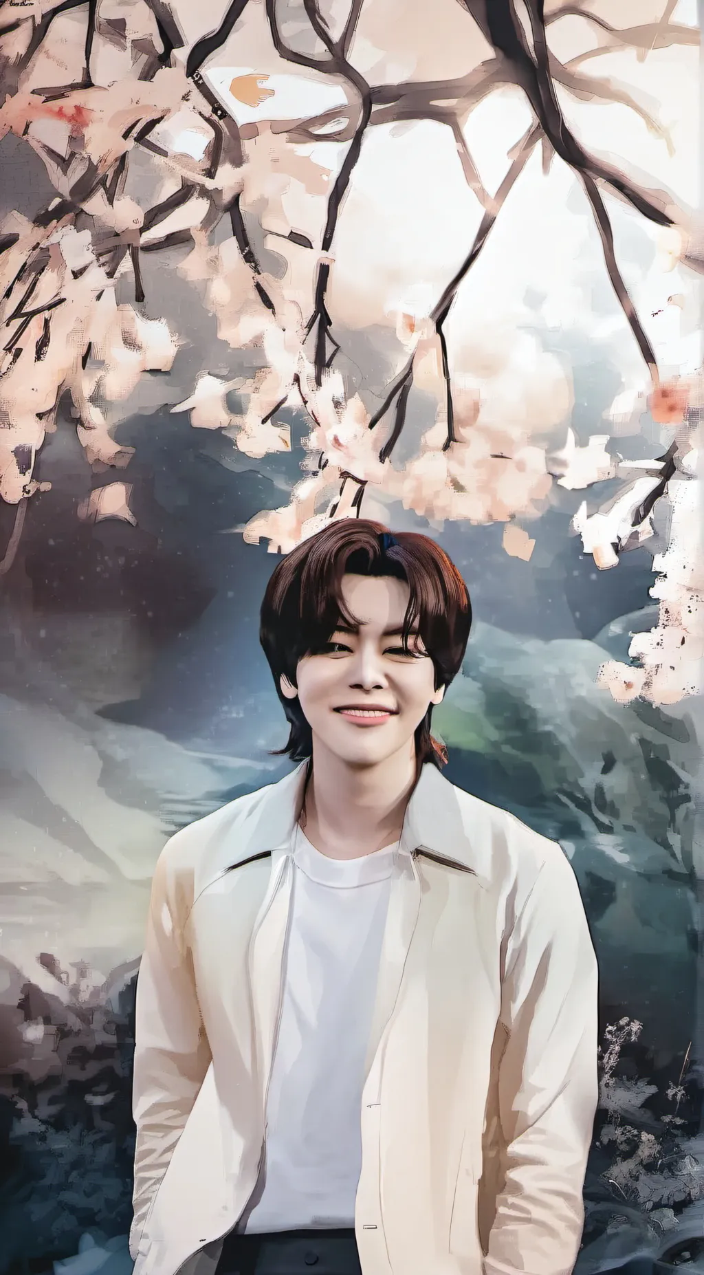 ai character: park jimin (bts) background