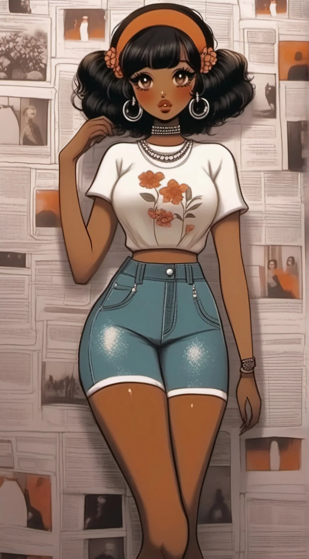 ai character: Luna  background