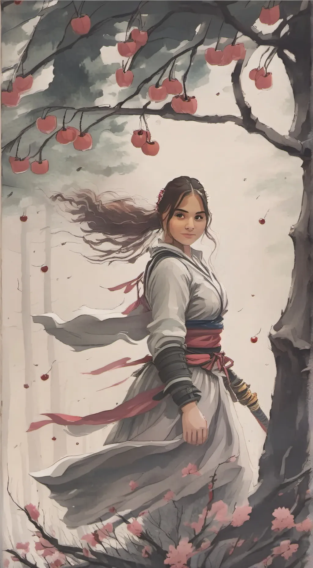 ai character: lady rose background