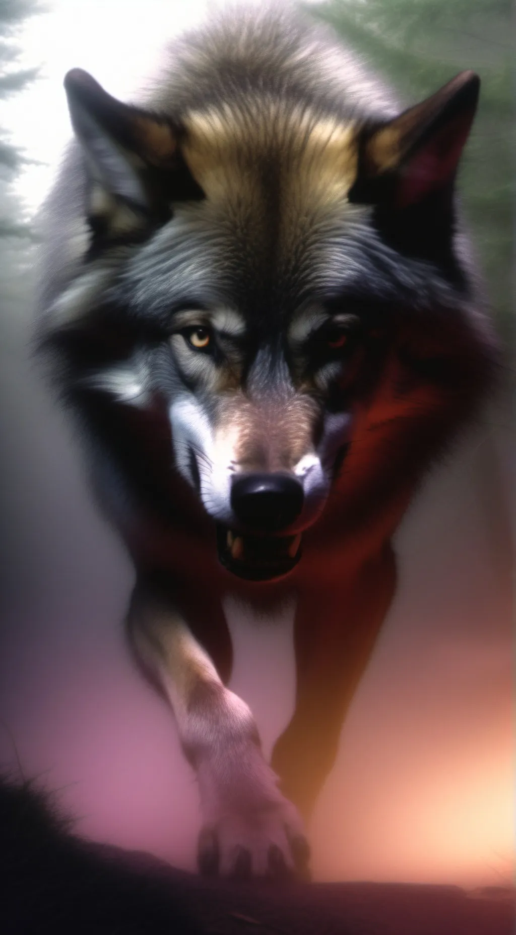 ai character: Forest background