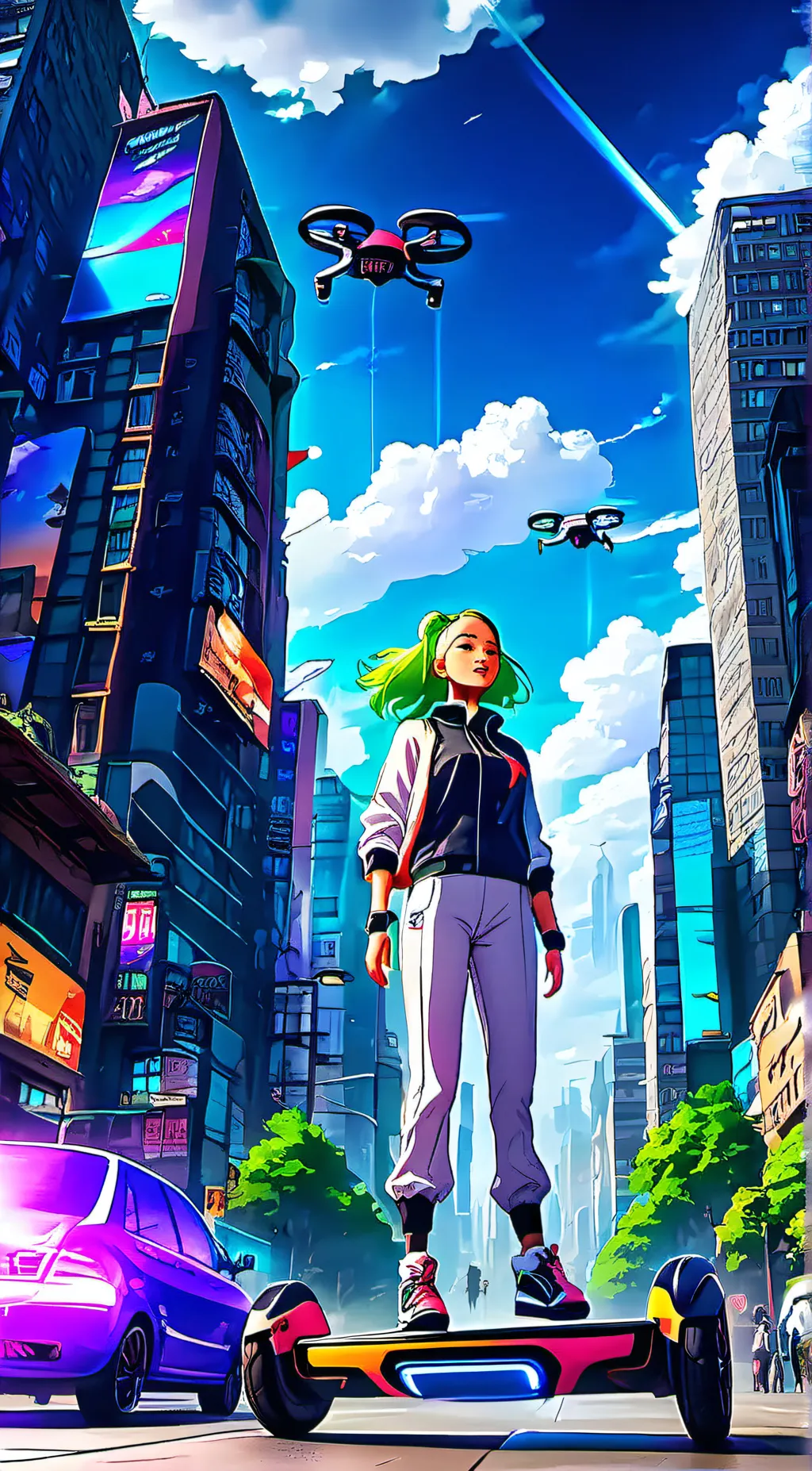 ai character: Sienna Akiyama background