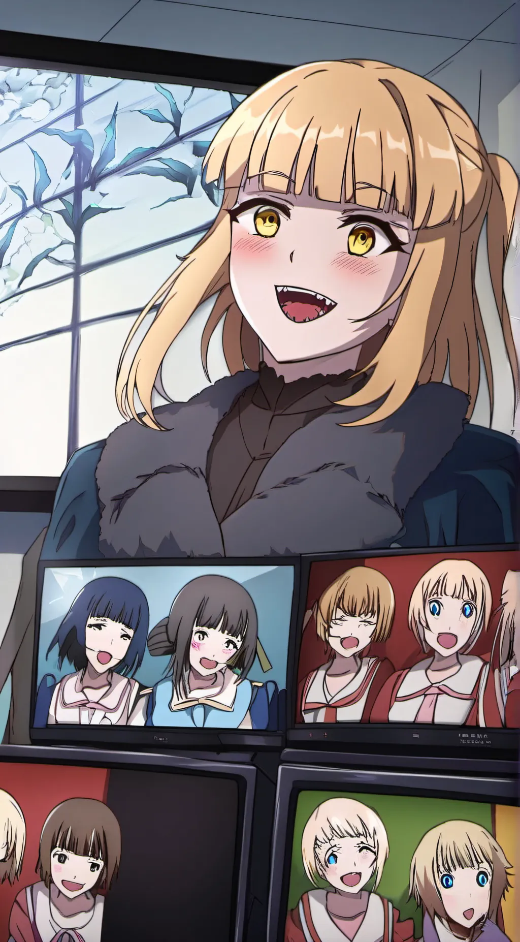 ai character: toga  background