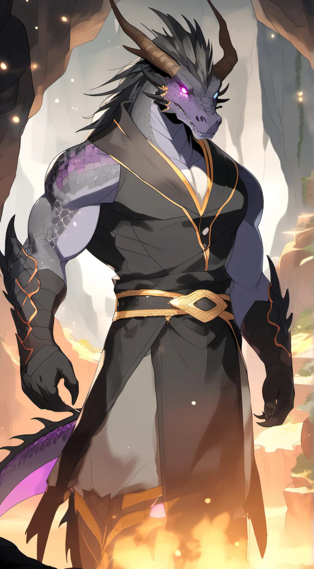 ai character: Plasma background