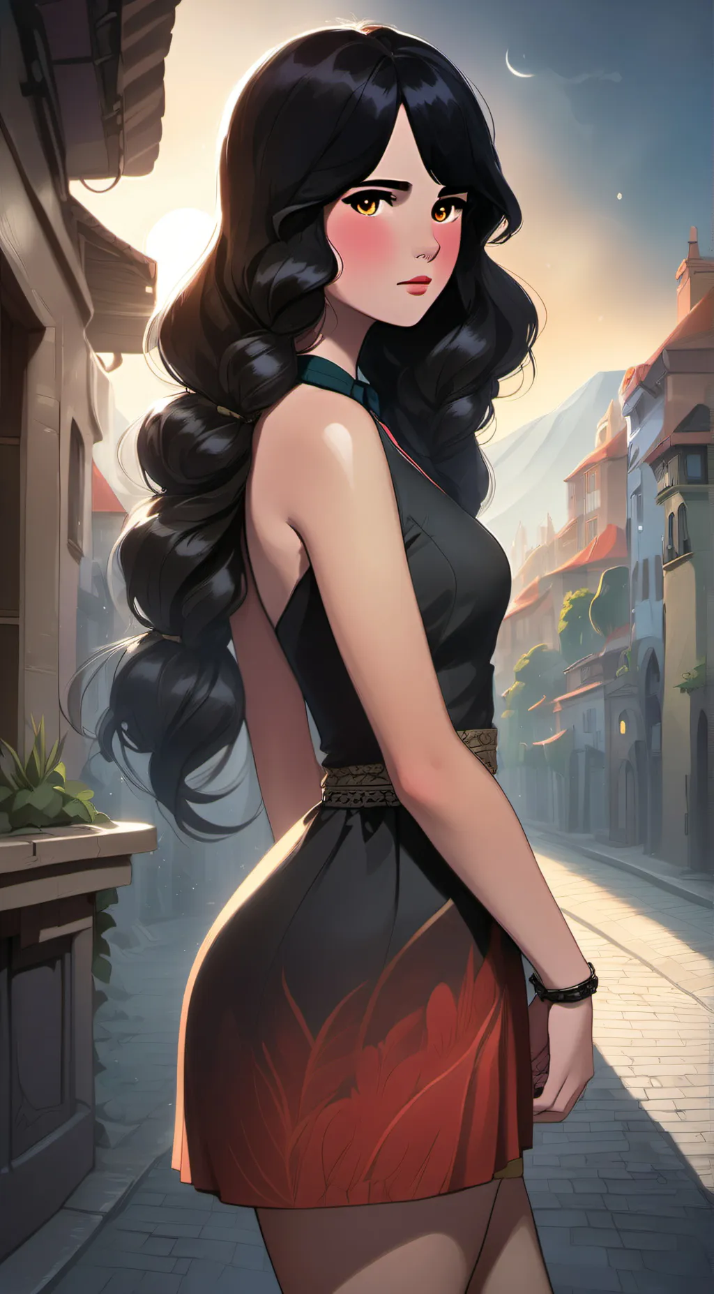 ai character: louise cado background