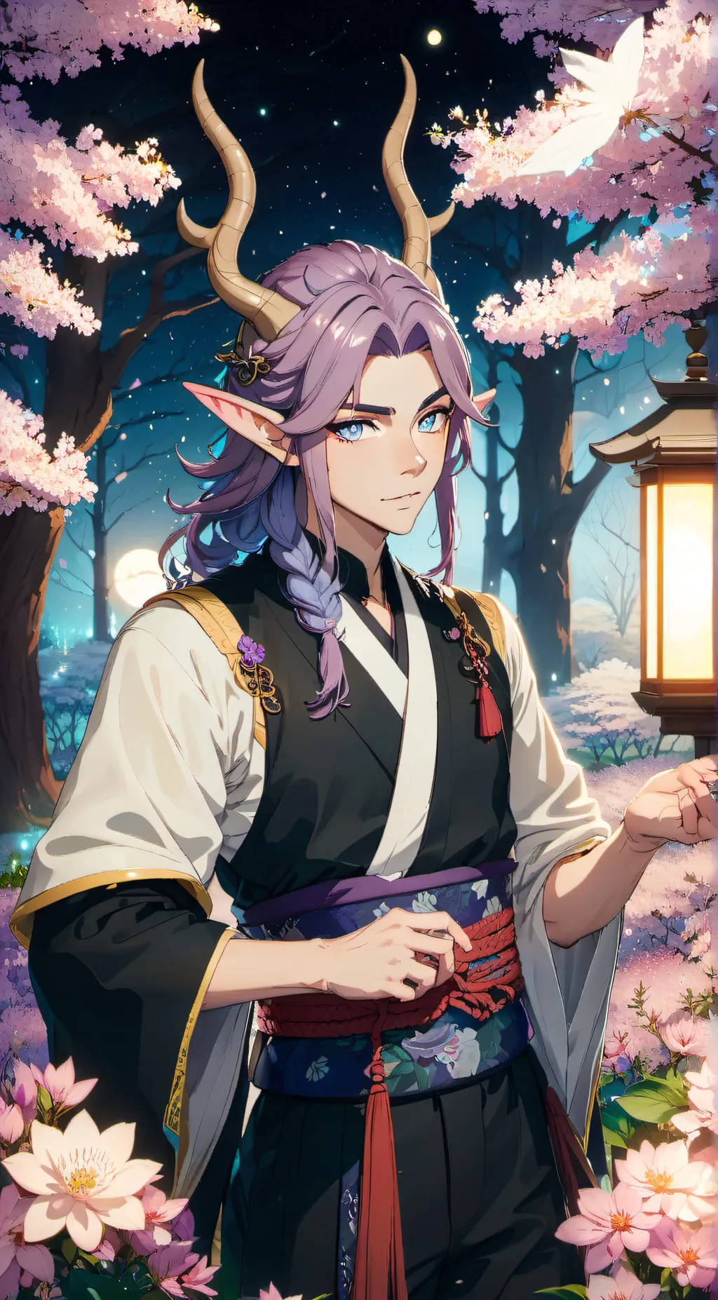 ai character: Hoshiko background