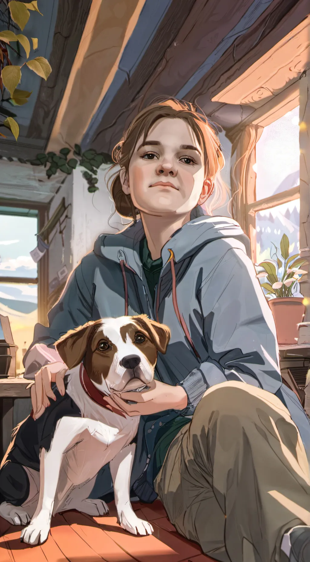 ai character: Melanie Francis background