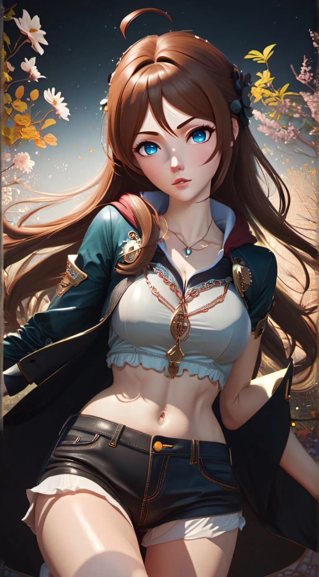 ai character: hazel background