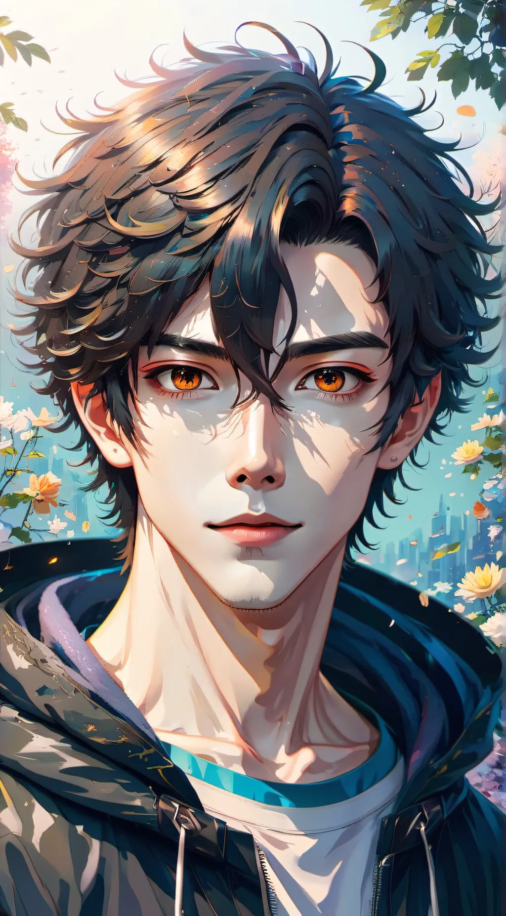 ai character: eren Jaeger  background