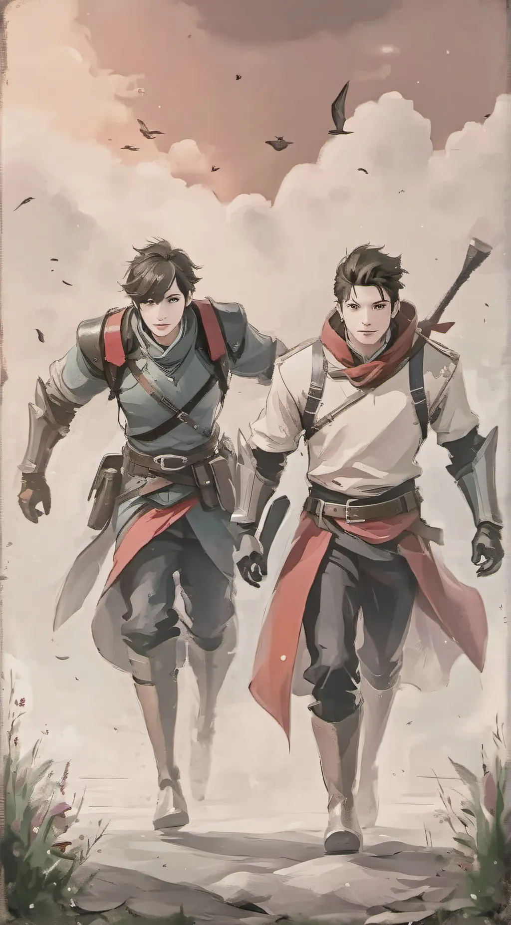 ai character: Leo and white  background