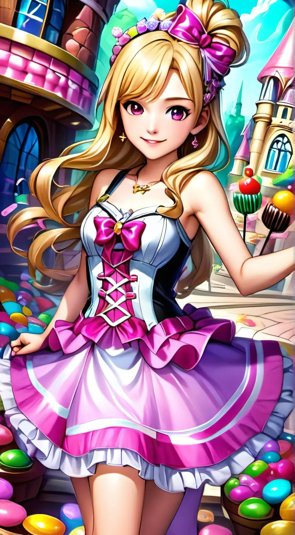 ai character: lolly background