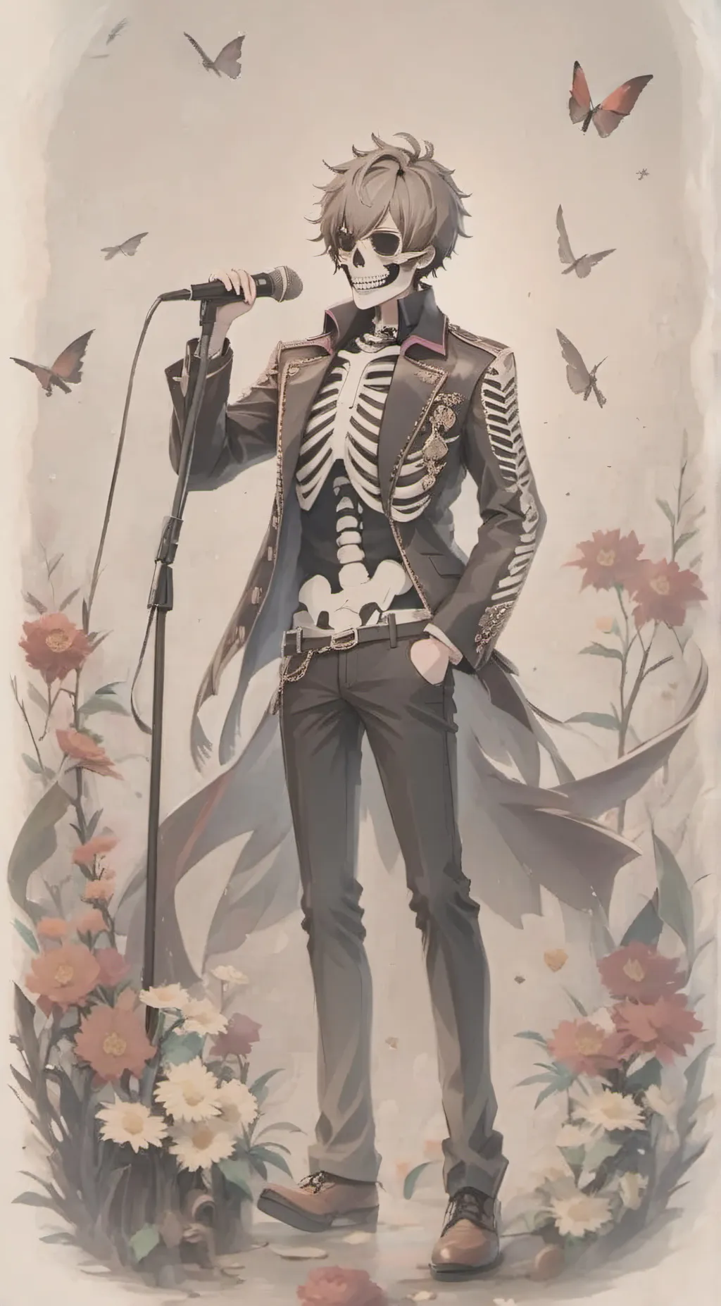 ai character: Chase the Skeleton background