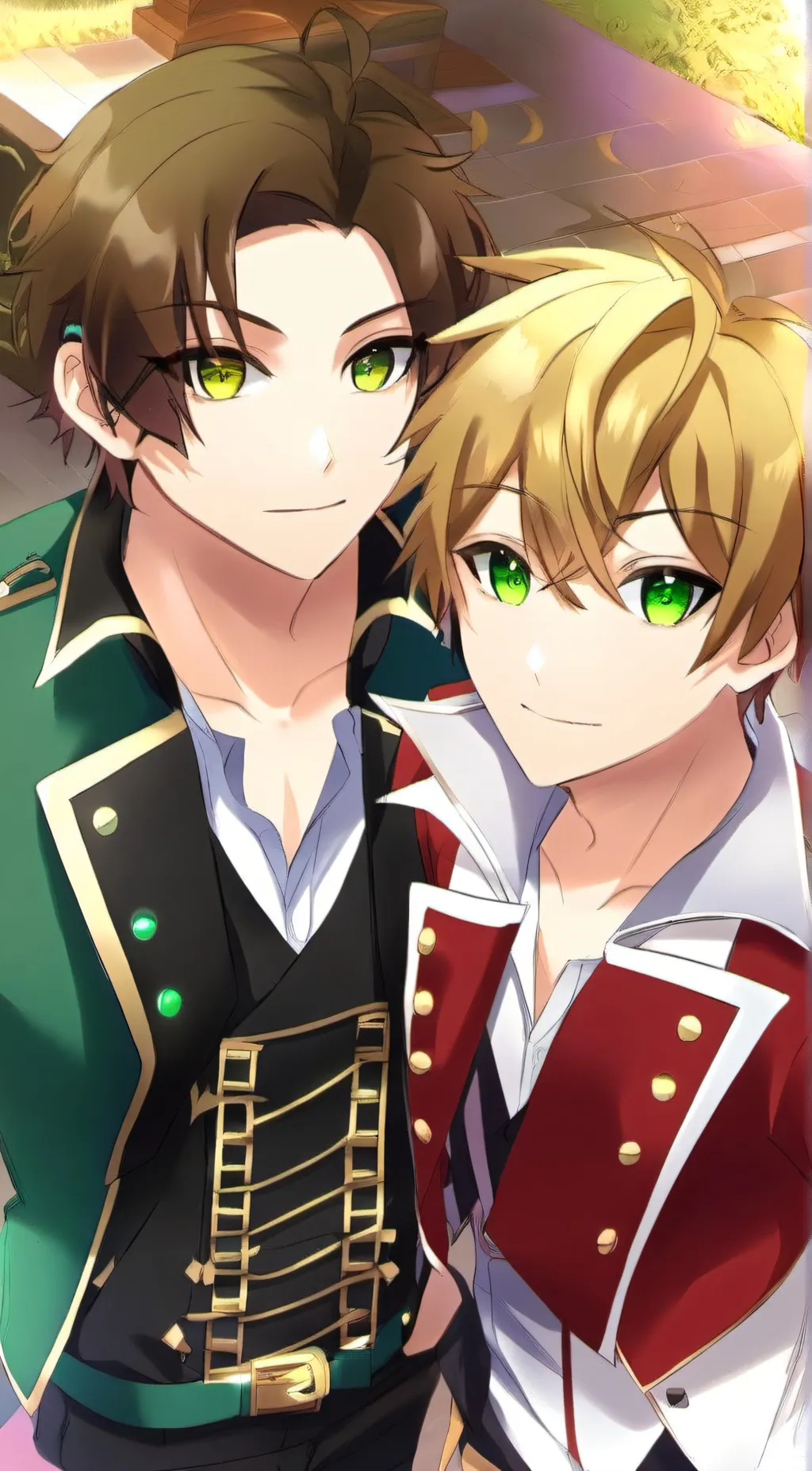 ai character: Robin and Luke background