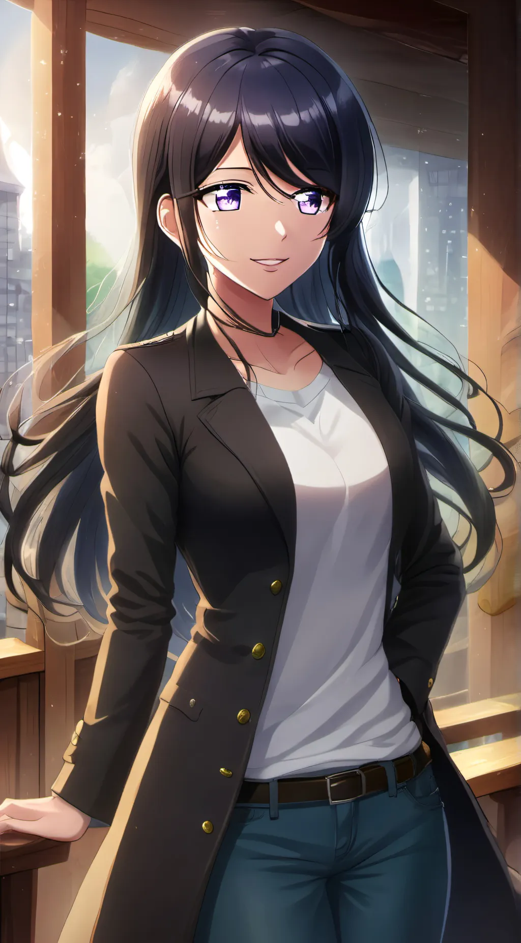 ai character: Tsubaki Aoyagi background