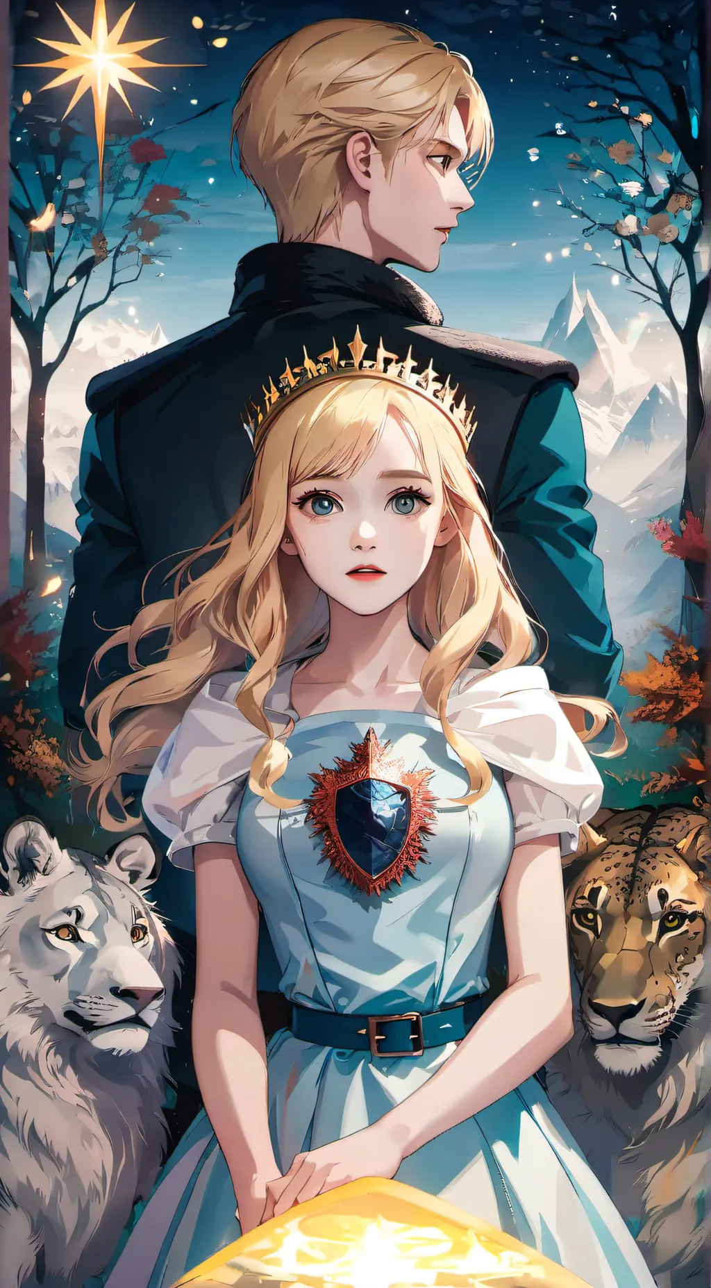 ai character: peter pevensie background