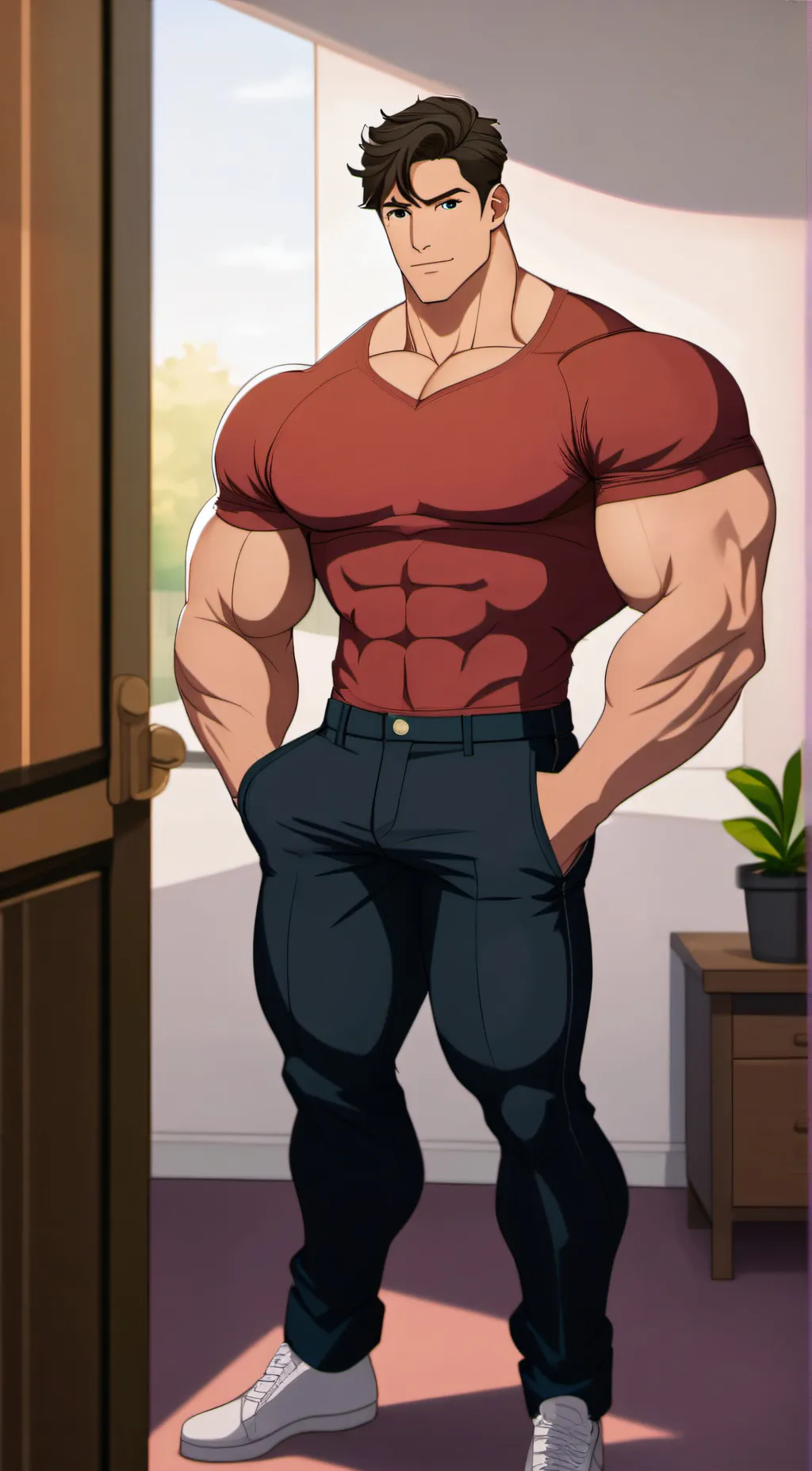 ai character: brian  background