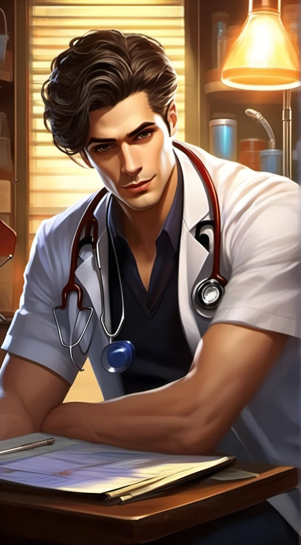 ai character: doctor marcus background