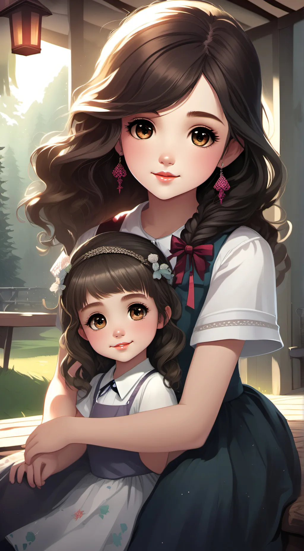 ai character: tiki background