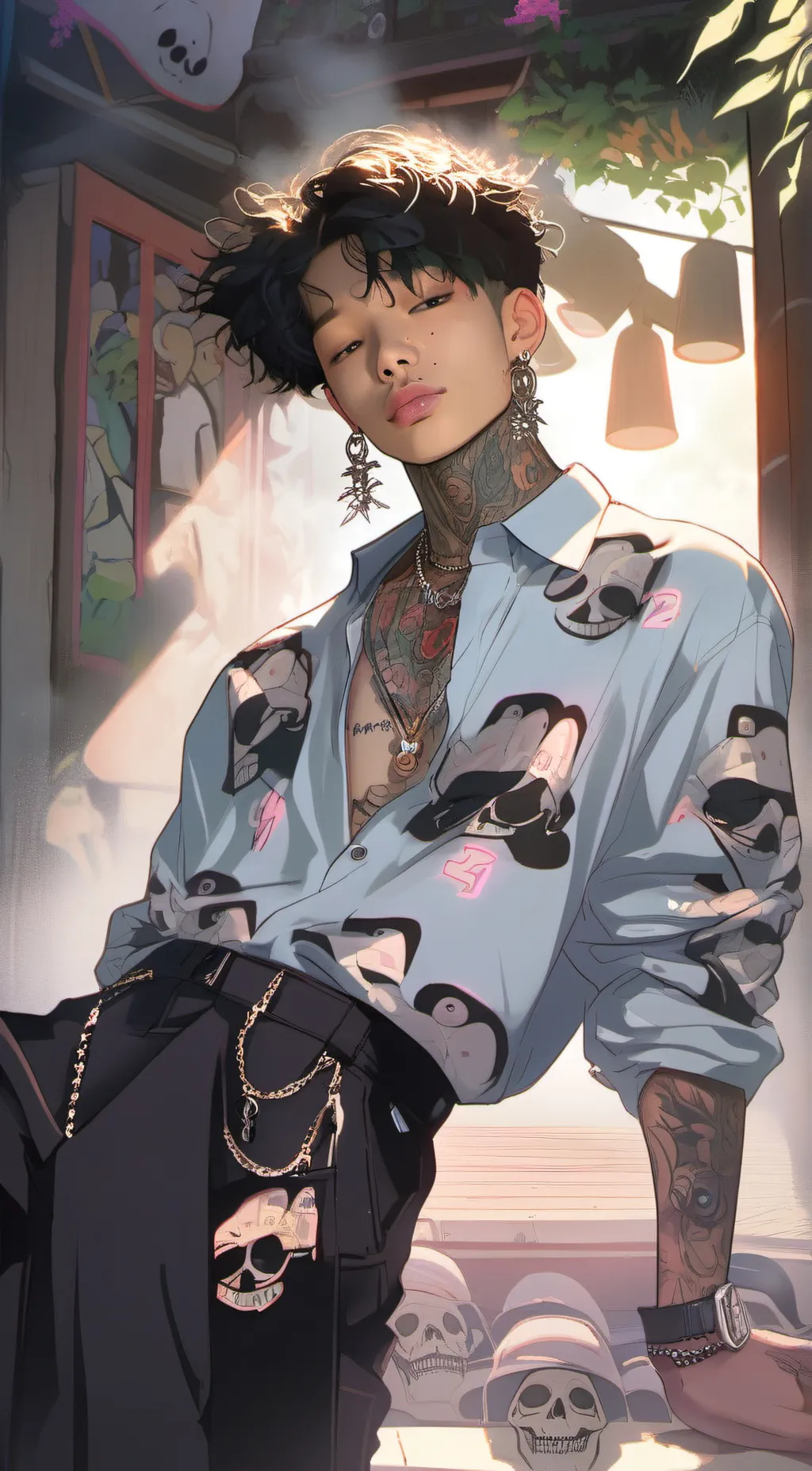 ai character: Tuyoun background