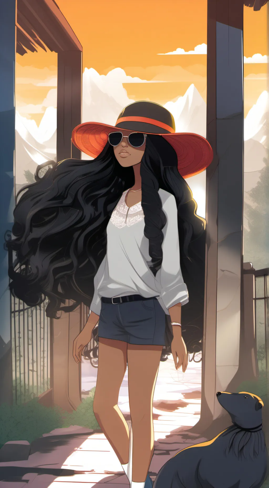 ai character: best friend  background