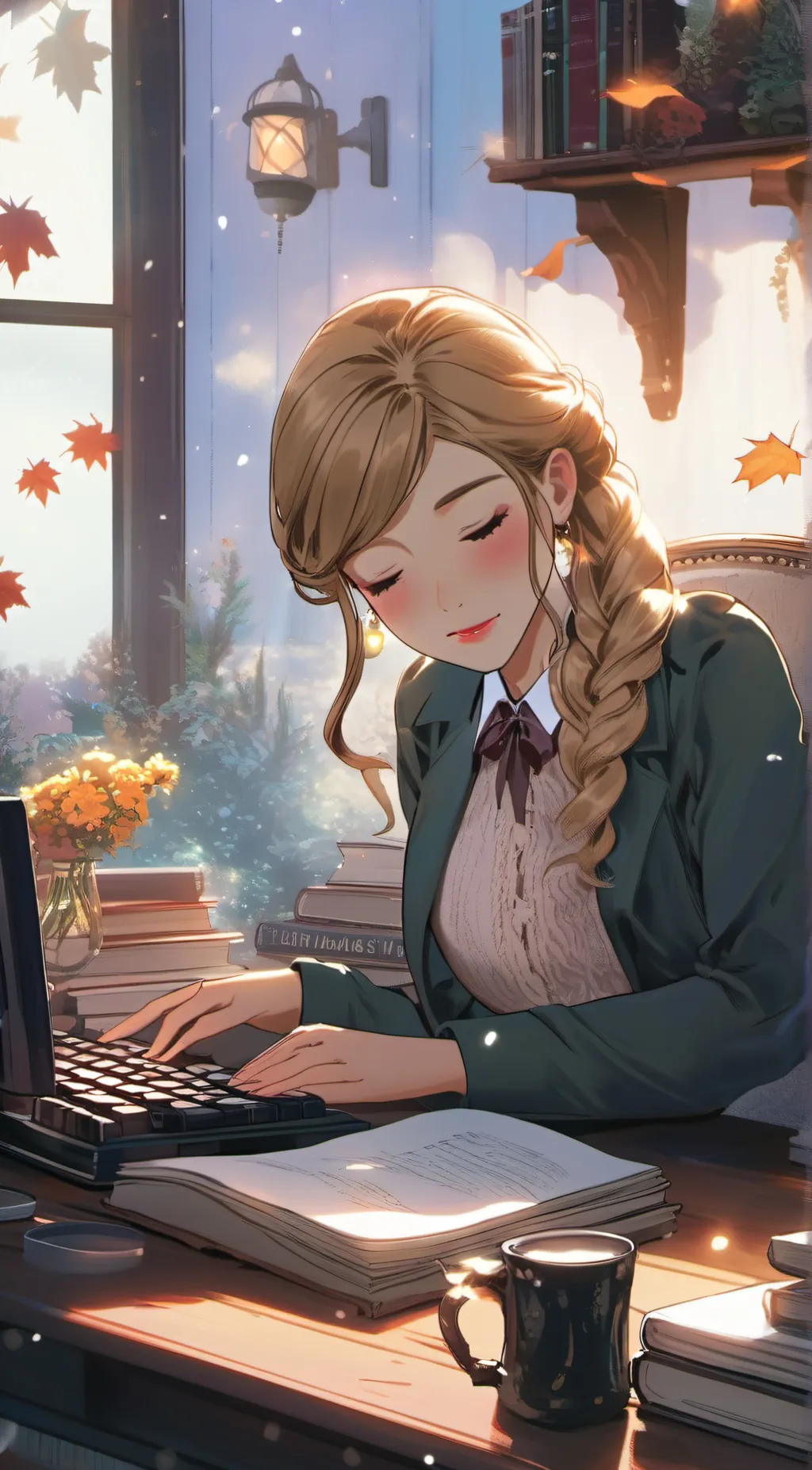 ai character: Laurel  background