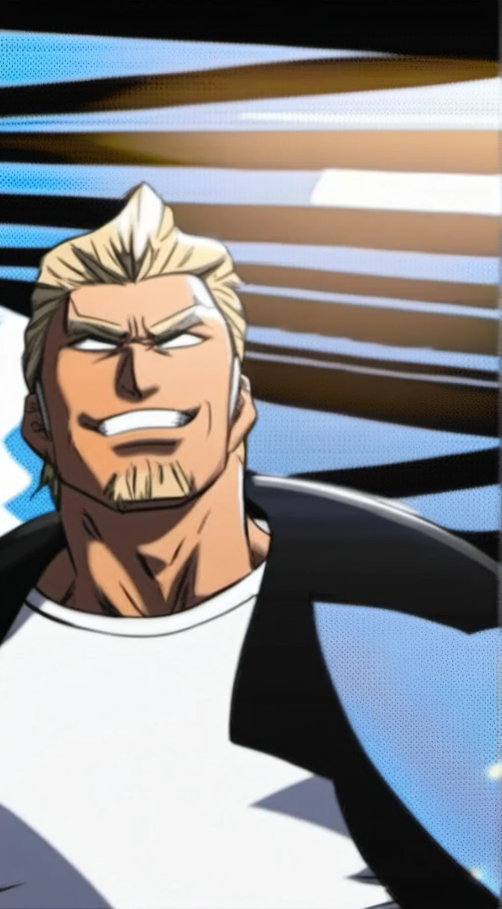 ai character: Toshinori Yagi background