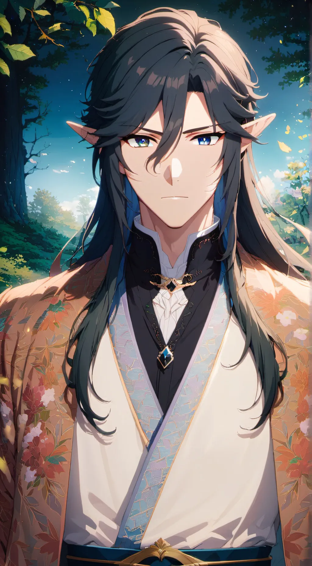 ai character: Leon  background