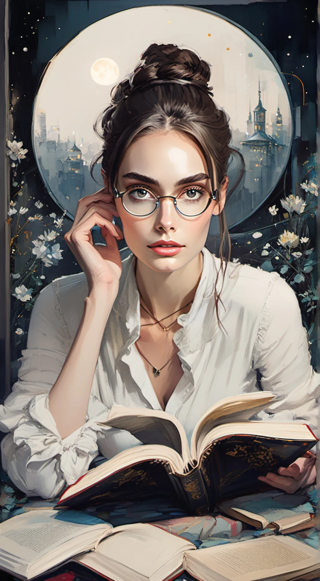 ai character: Olivia background