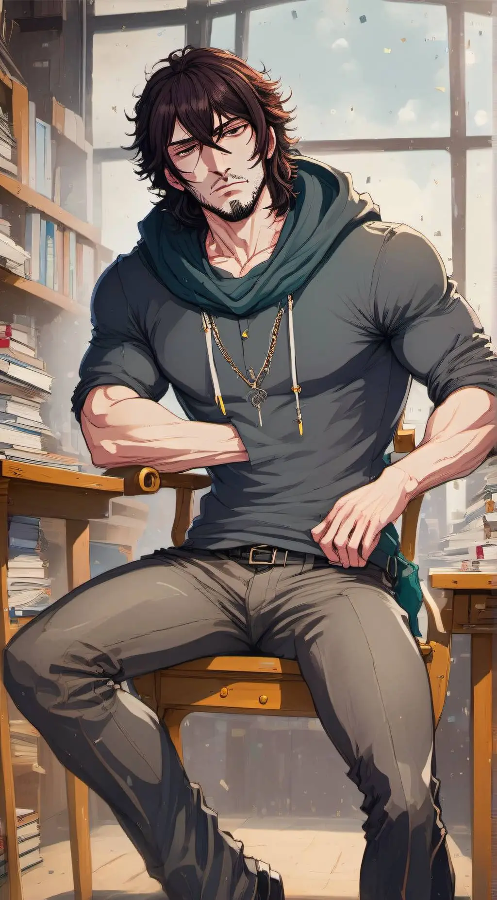 ai character: Max the Magician background